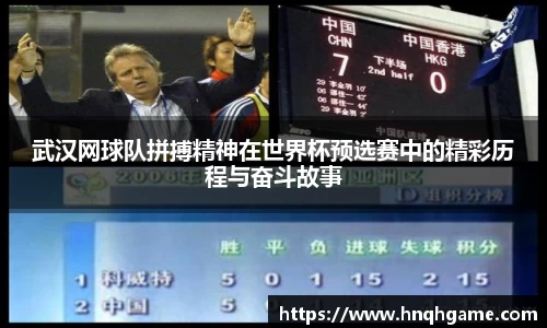 武汉网球队拼搏精神在世界杯预选赛中的精彩历程与奋斗故事